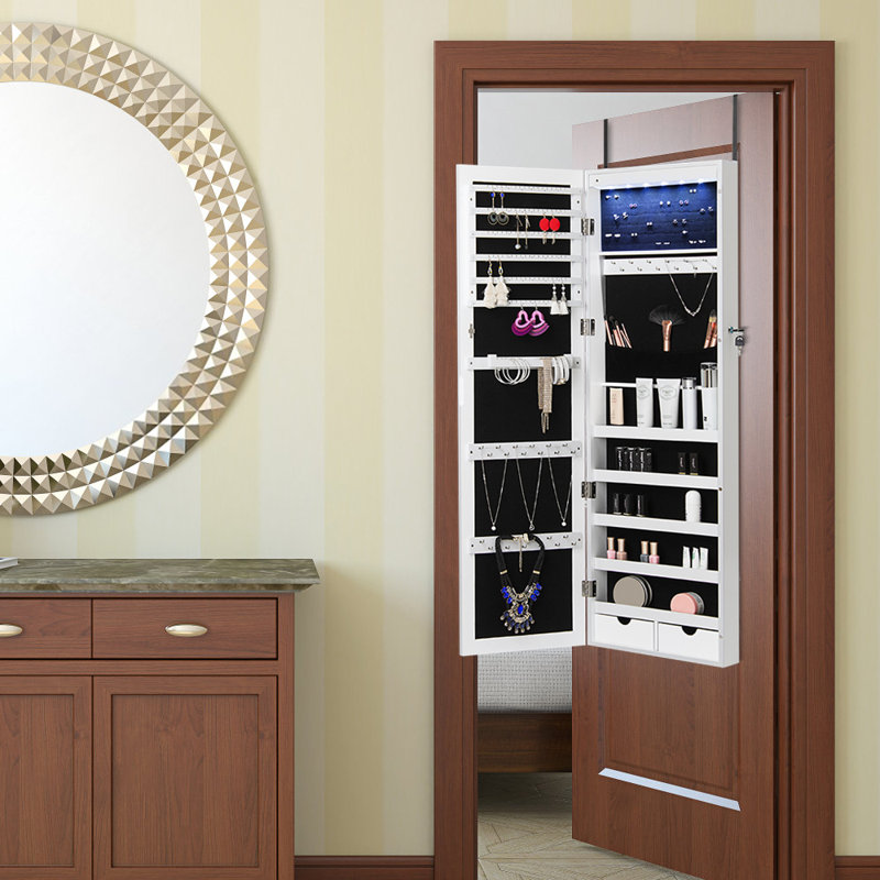 Armoire à bijoux avec miroir Chandlerville