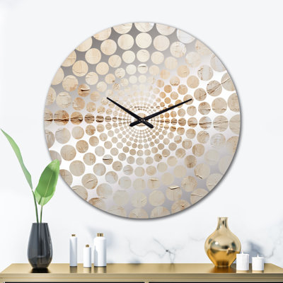 Isak - horloge murale peinture abstraite