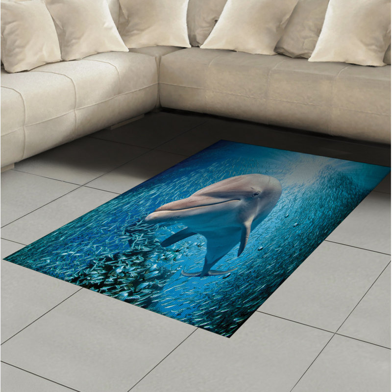 Tapis décoratif de haute densité en fibres de mer, Rectangle— 4 pi x 5 pi 8 po