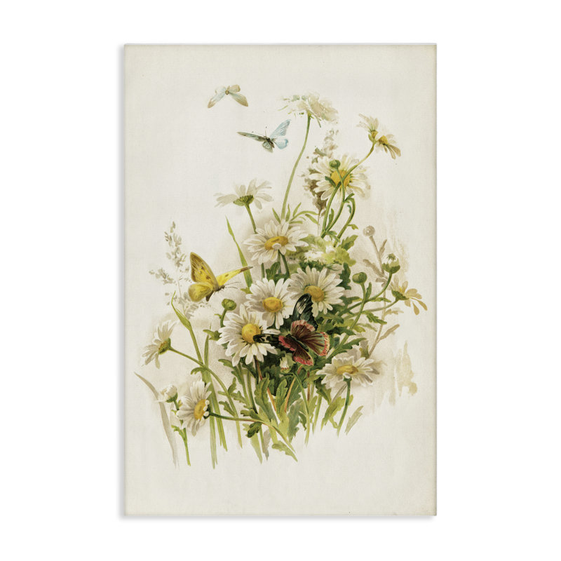 Art mural sur toile "Spring Pickings Florals" par Piddix, H 24 po x l 16 po