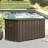100 Gallon Outdoor Storage Deck Box Waterproof, Large Patio Storage Bin For Outside Cushions, Throw Pillows, Garden Tools, Lockable-125246380-125246385