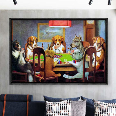 " Dogs Playing Poker "