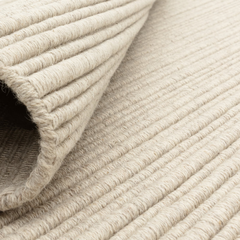 Berhan Looped Ivory Area Rug, Rectangle 160 x 230 cm