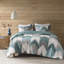 Ensembles de literie hypoallergéniques avec rembourrage en polyester, style turquoise moderne pour la maison
