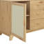 Buffet Sheridan Mid-Century 59 po avec 4 tablettes réglables et 3 tiroirs-91028876