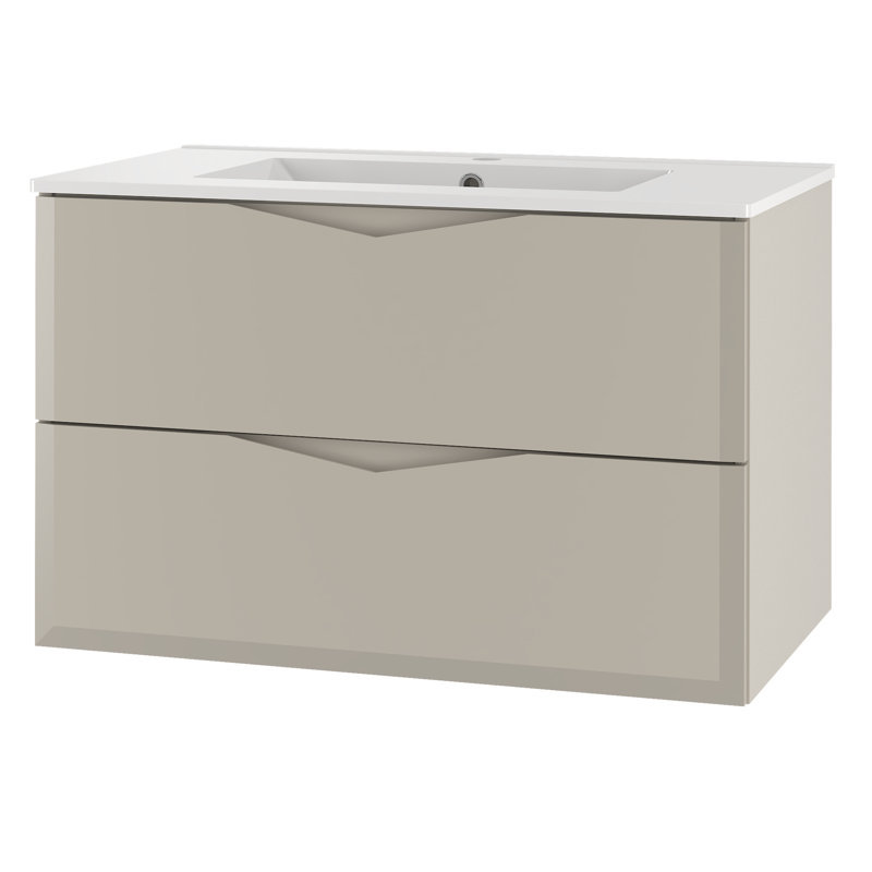 Areke 81 mm Wall Mounted Bathroom Vanity