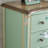 Green Solid + Manufactured Wood Accent Cabinet
