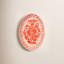 Plateau de service ovale herman - rose - 15,7 po x 11 po-1649487013