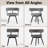 Boucle Upholstered Dining Chair With Swivel Seat (Set Of 2)-1662081577