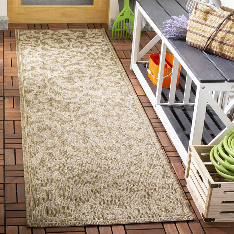 Carolino Performance Oriental Indoor/Outdoor Area Rug