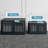 Dimingo 19Gal Foldable Plastic Storage Bins with Lids and Wheels-1015398493