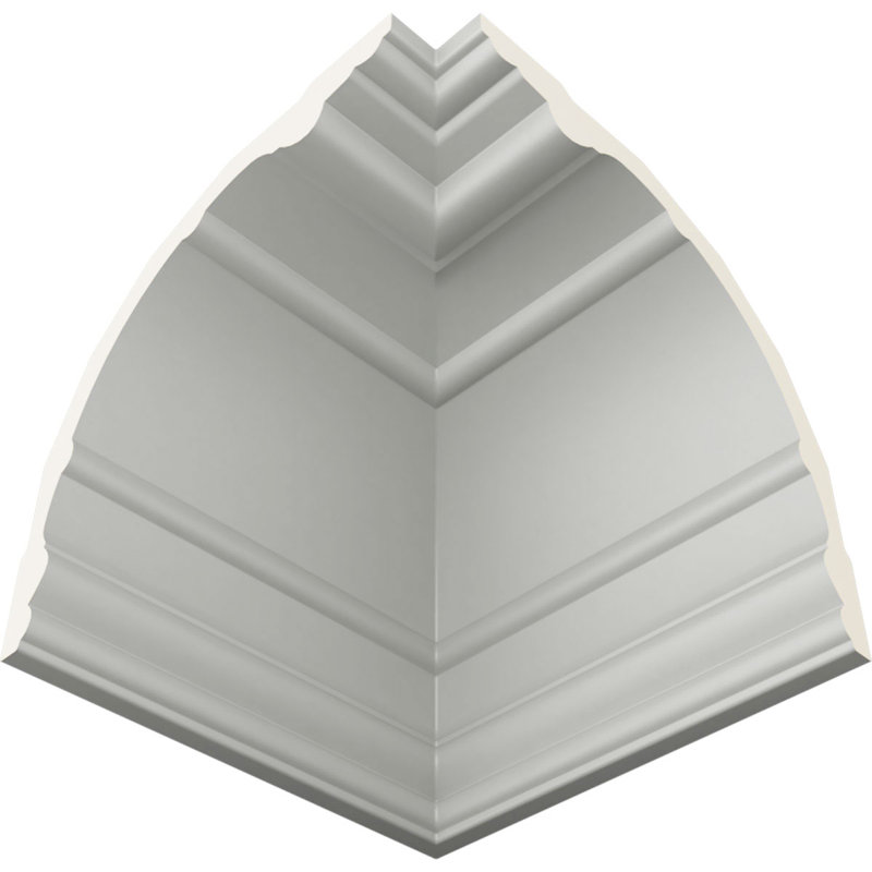Endurathane Inside Corner Moulding, 7"P x 6 3/4"H (matches moulding MLD06X07X09FO), Factory Primed