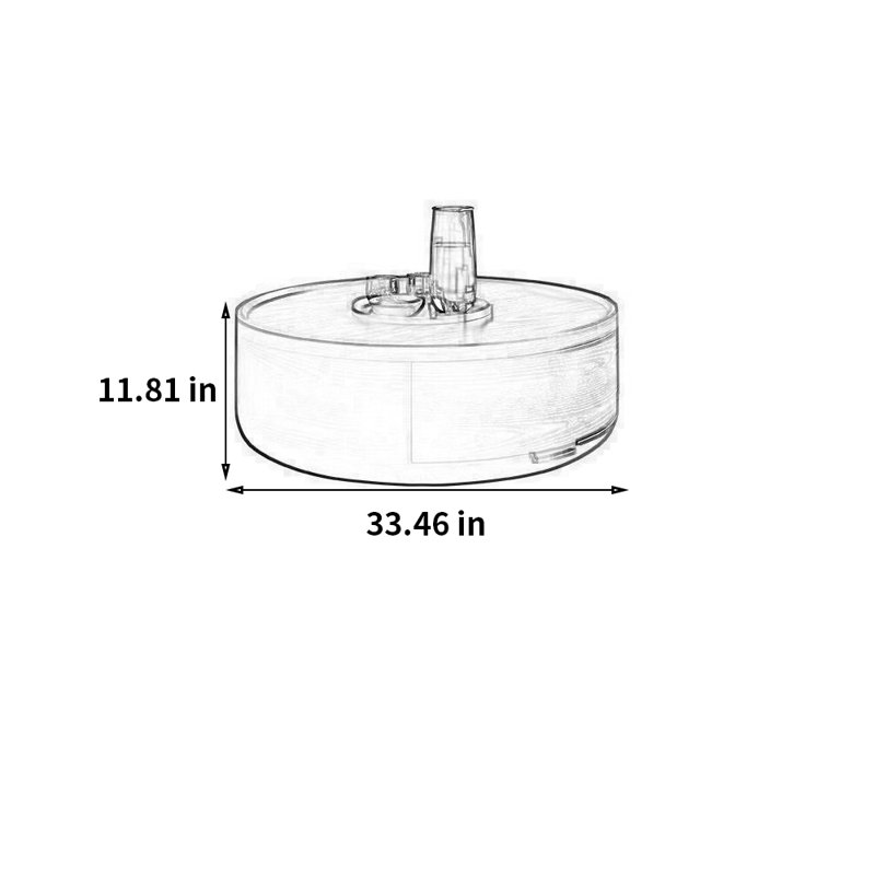 Table basse ronde italienne minimaliste