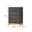 Commode de rangement contemporaine à 4 tiroirs 1Pc
