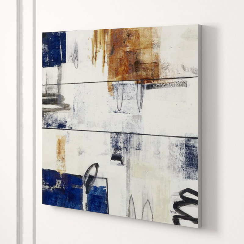 Scrabble II Print by Christopher Peter, Glass Coat, 24" H x 24" W x 1.5" D