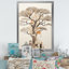 «Baobab Tree Beige Minimalisme IV», reproduction d'art sur toile-97170296-97170298