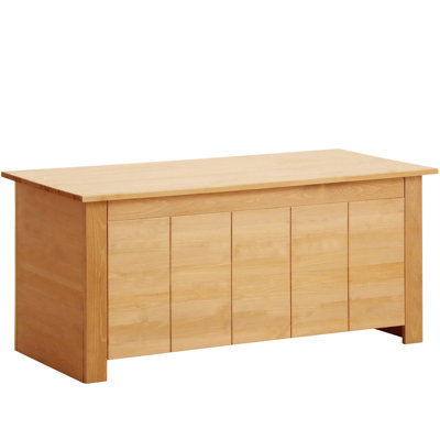 Gagny 1 Piece Solid Wood Blanket Chest