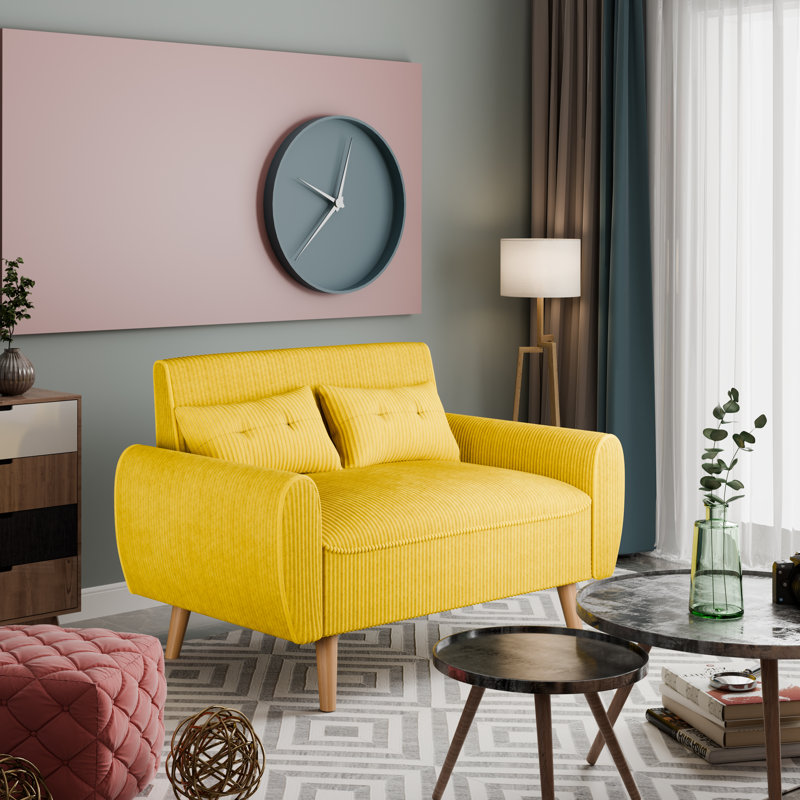 Fauteuil Bergthold, Jaune