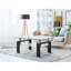 Table basse rectangulaire en verre, table basse transparente, tables d'appoint modernes pour le salon, meubles de salon-129582872