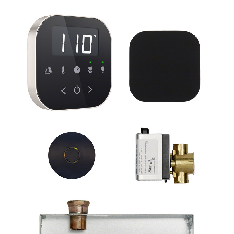 Ensemble de générateur de vapeur AirButler, Noir / Nickel brossé