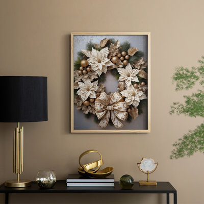 Christmas Holiday Art DCCVIII Framed Print - Solid Wood