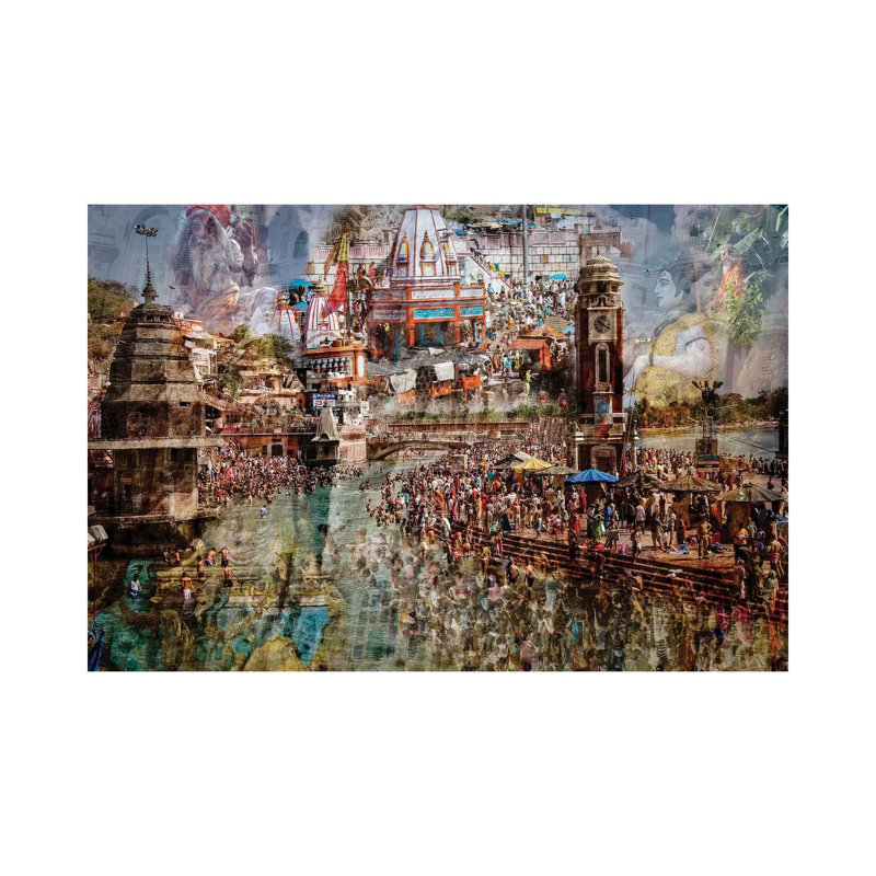 Holy India by Ralf Kayser - Wrapped Canvas Print, 66.04 cm H x 45.72 cm W x 3.175 cm D