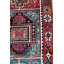 Tapis unique rouge / bleu 3 pi 4 po x 14 pi 8 po Konya