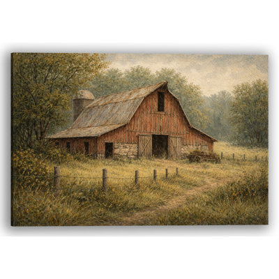 Art mural sur toile Quiet Farmhouse