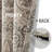 Vintage Damask Curtains Elegant Medallion Patterned Room Darkening Curtains for Bedroom Gray on Greige-1623480690-1623480698
