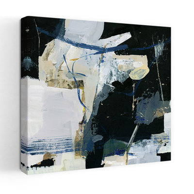 Bleu dans la bouche, art contemporain abstrait