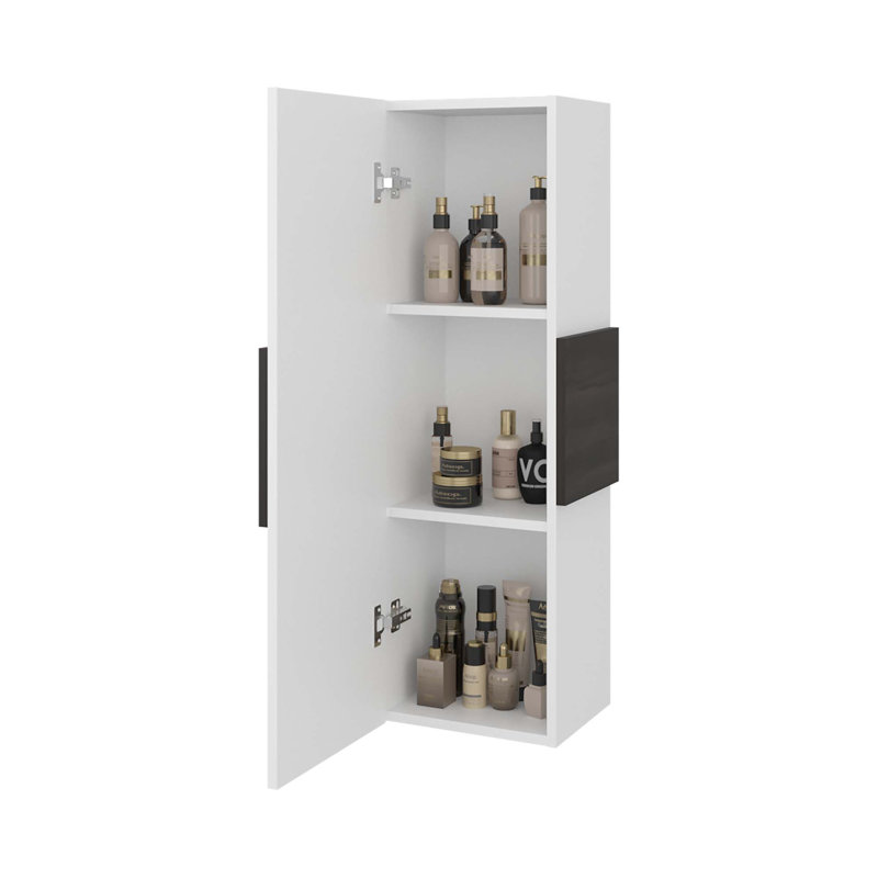 Armoire à pharmacie moderne avec tablettes intérieures réglables