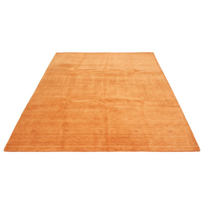 Tapis orange brûlé Kashkuli Gabbeh 9 pi 4 po x 11 pi 10 po