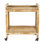 Provence Rattan Bar Cart - Whitewash/Light Brown