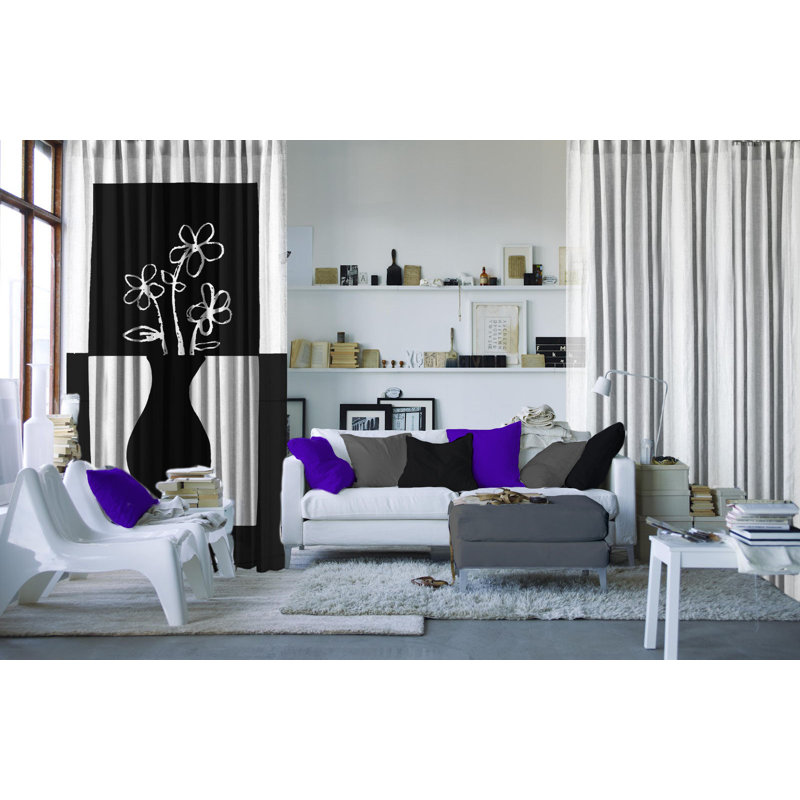 Rideau en polyester Calem