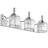 Jeimy 3 - Light Dimmable Vanity Light