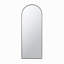 28X1x74" Celine Black Arch Body Mirror-274588392