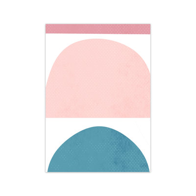 Abstract Blue And Pink Original - Print