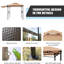 11 pi. L 5 pi. D Pavillon de jardin à toit souple avec auvent latéral pliable-96225503