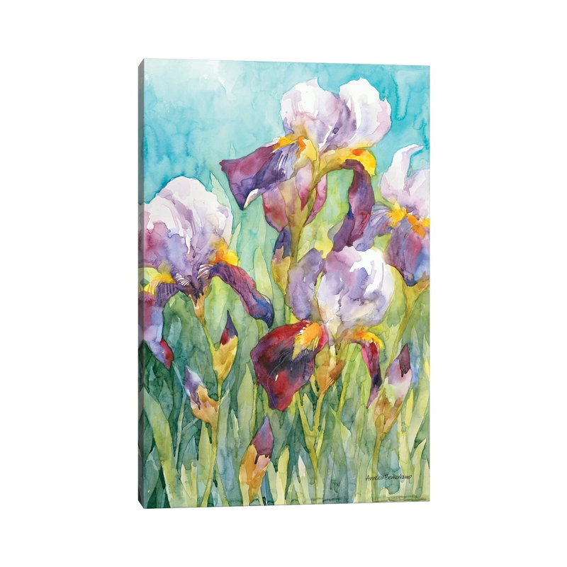 Iris Skies 1 Piece Wrapped Canvas Painting, 101.6 cm H x 66.04 cm W x 1.91 cm D