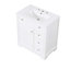 Meuble-lavabo simple avec comptoir Sharitha 30