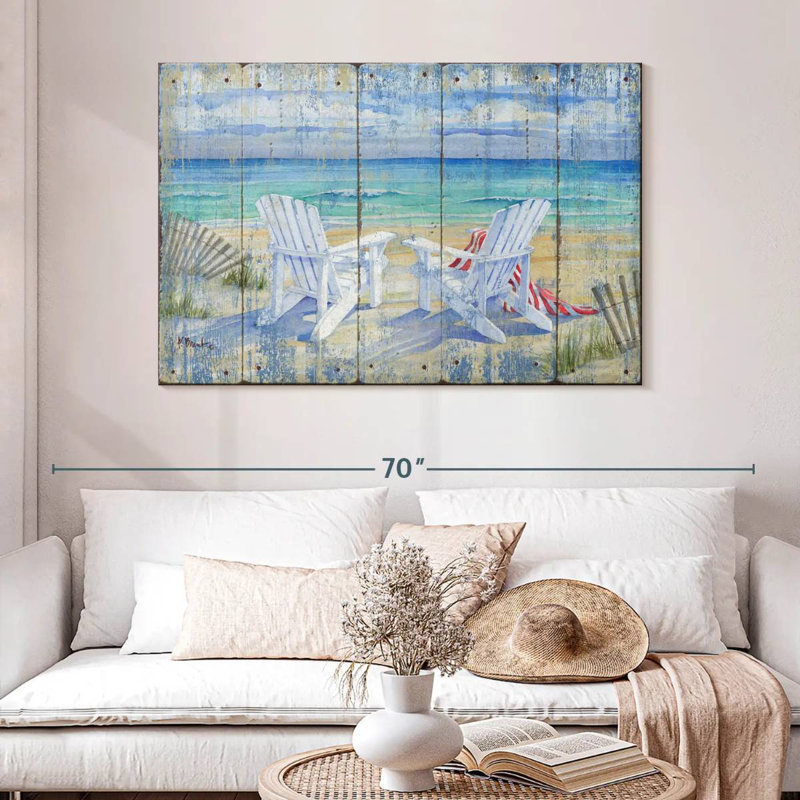 Gillard Beachview Distressed, 32" H x 48" W