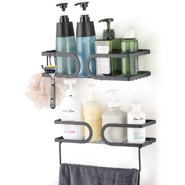 Adhesive Corner Bathroom Shelf Storage Wall Mounted Shower Caddy
