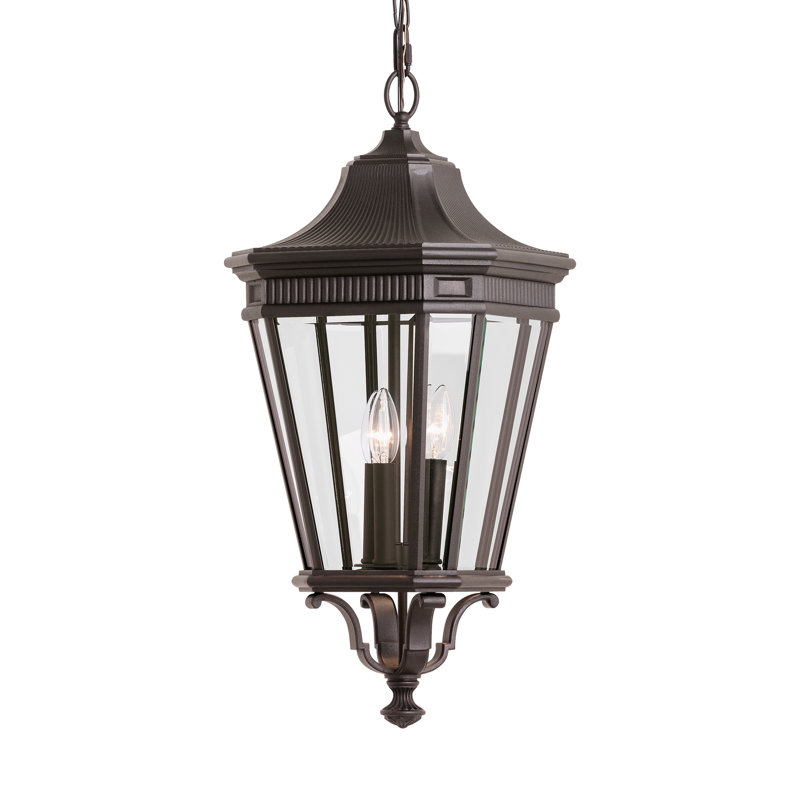 Petit luminaire suspendu Cotswold Lane de Génération Lighting , H 21,5 po x l 9,5 po, Bronze grec
