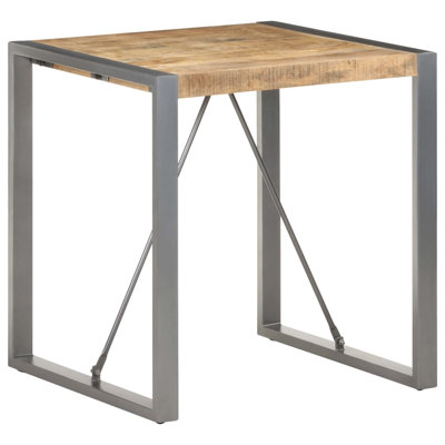 Table de salle à manger 17 étages en bois de manguier