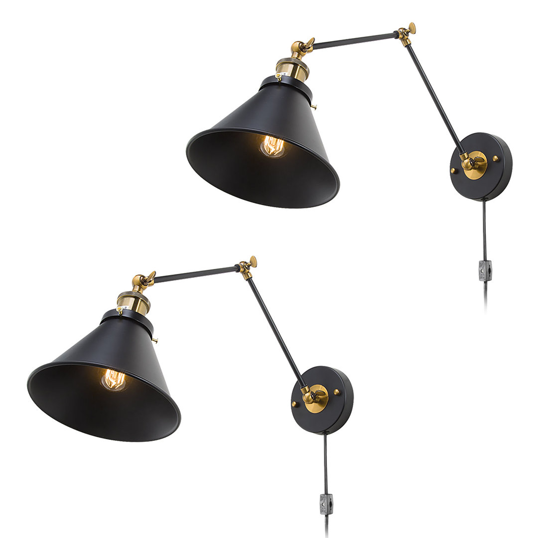 Lateefah 1 - Light Dimmable Plug-in Swing Arm (Set of 2)