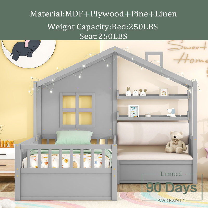 Selden Daybed, Gray