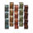 Metal 5 Wavy Panels Abstract Multi Colored Wall Decor with Embossed Details