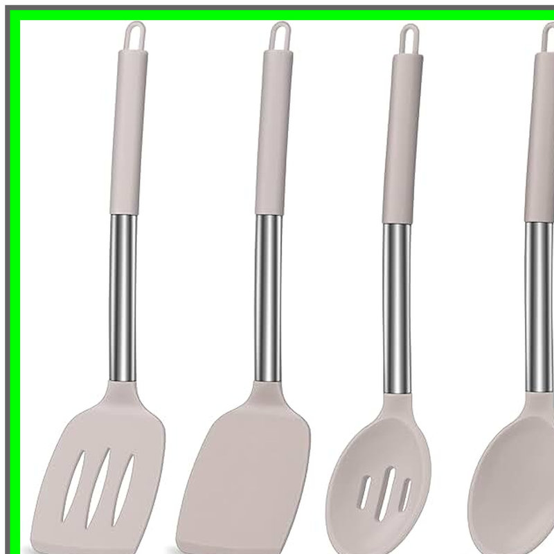 4-Piece Silicone Kitchen Utensil Set