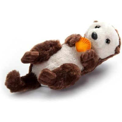 Sea Otter Stuffed Animal Plushie, Gifts For Kids, Scoopz Sealife Animals, Otter Plush Toy 8 Inches