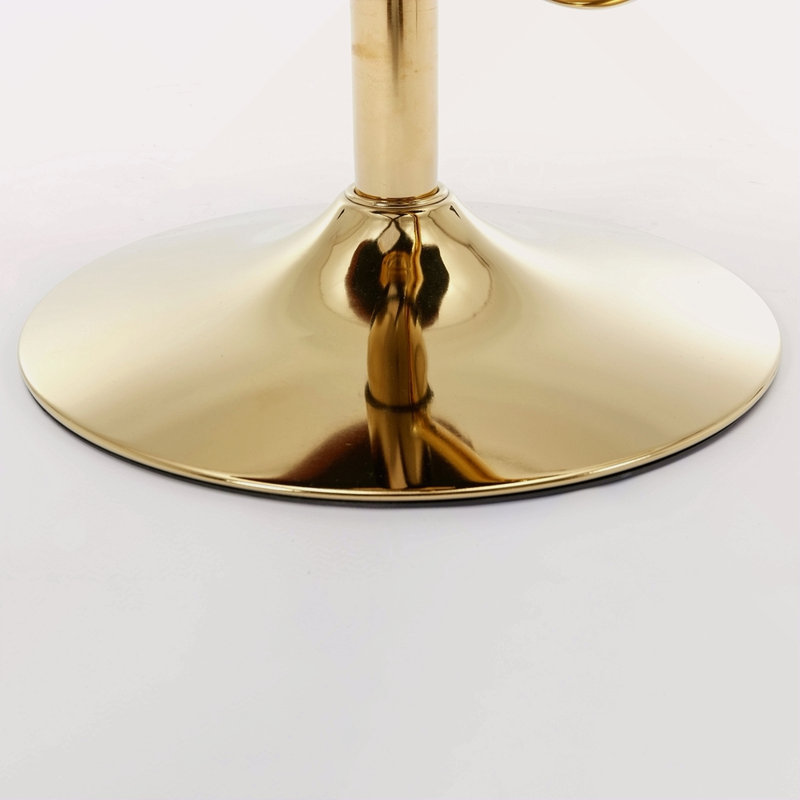 Meubles, tabourets de bar pivotants à hauteur de siège réglable, tabourets de bar rembourrés en polyuréthane moderne avec dossier complet capitonné, pour pub à domicile et îlot de cuisine (ensemble de 2)